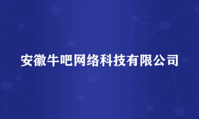 安徽牛吧网络科技 引领创新，赋能网络投资管理及咨询服务